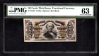 FR1324 50c US FRACTIONAL CURRENCY  Graded - PMG63 Choice Unc - A13
