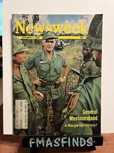G1 1966 GENERAL WESTMORELAND December 5 NEWSWEEK Magazine VIETNAM - Imagen 1 de 1