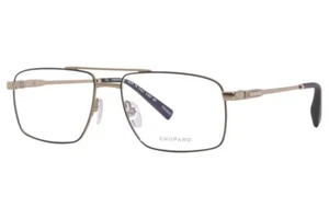 Gafas Chopard VCHF56 08FW gris brillante dorado/lente transparente 57X16X145 - Imagen 1 de 3