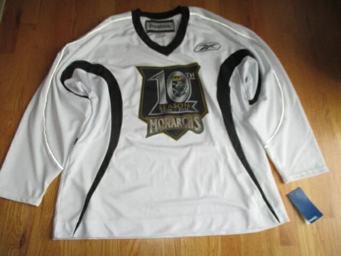 2001-11 Reebok 10th MANCHESTER MONARCHS (XL) Jersey w Tag AMERICAN HOCKEY LEAGUE Cover