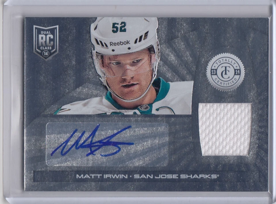 2013-14 Totally Certified Rookie Autograph Jerseys Matt Irwin /250 *S5515 - Image 1 of 1