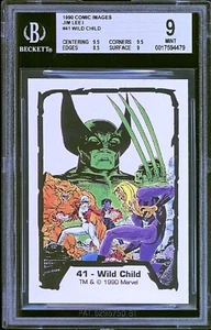 1990 Marvel Comic Images Jim Lee #24 WOLVERINE BGS 9 Mint w/ 9.5 Pop 1 X-Men MCU - Picture 1 of 2
