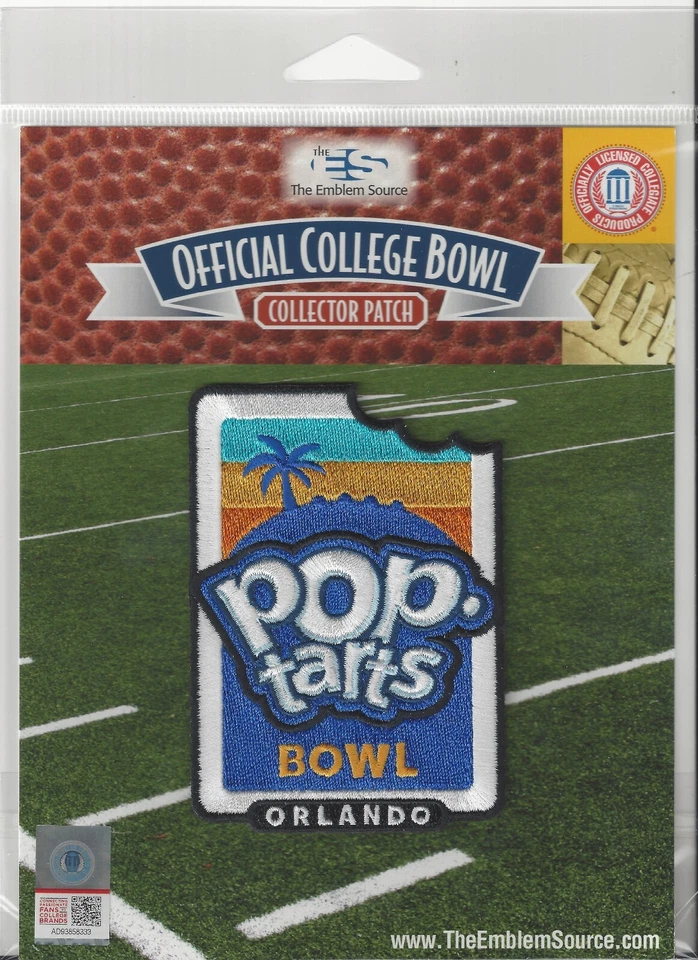 THE EMBLEM SOURCE 2025 Pop Tarts Bowl Patch Georgia Tech BYU Official NCAA College Jersey Logo Pkg