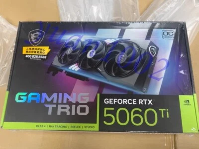 NUEVA MSI RTX5060TI 8G GAMING TRIO OC GDDR7 Tarjeta Gráfica Entrega Rápida Foto 1 de 4