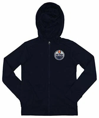 Outerstuff NHL Youth/Kids Edmonton Oilers Performance Full Zip Hoodie - Image 1 of 2