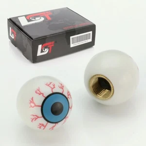2x TAPA VÁLVULA NEUMÁTICO TAPA BOLA OJO GLOBO BLANCO PARA TURISMOS CAMIONES MOTO - Imagen 1 de 3