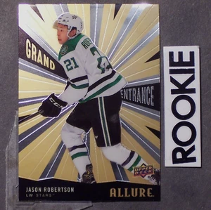 JASON ROBERTSON RC 2020-21 Upper Deck Allure Grand Entrance #GE12 ROOKIE - Picture 1 of 2