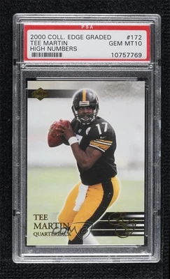 2000 Collector's Edge Graded Tee Martin #172 PSA 10 GEM MT Rookie RC - Image 1 of 2