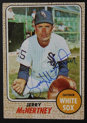 Jerry McNertney White Sox Autographed Signed 1968 Topps #14 Baseball Card - Image 1 of 3