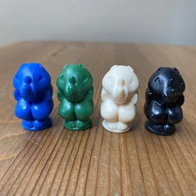 Jumanji Deluxe All 4 Rhino Movers Figures Replacement Game Pieces Plastic Tokens - Image 1 of 4