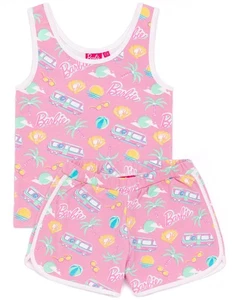 Barbie Rosa 2 Piezas Toalla Co-ord Niñas - Imagen 1 de 37