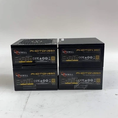 Rosewill Photon 650 PHOTON-650 80 Plus Gold 650W Fully Modular Power Supply - Image 1 of 4