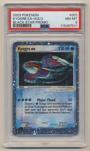 PSA 8 Pokemon Black Star Promo Holo Kyogre EX #001 NM/MINT Condition!! - Picture 1 of 2