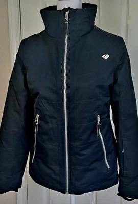 Obermeyer Teen XL (18) Kenzie Ski Snowboard Hooded Blk Jacket RN 37037 - Image 1 of 4