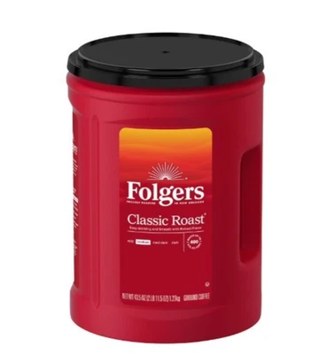 Folgers 经典中度烤研磨咖啡,43.5 盎司 — 第 1/4 张图片