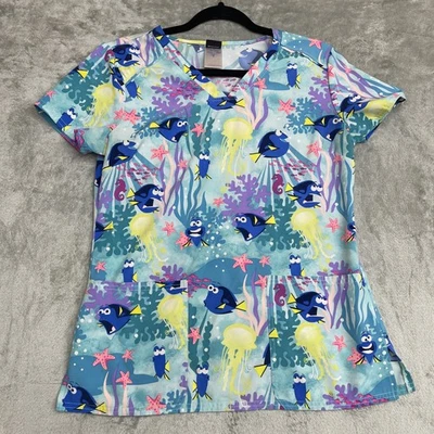 Camisa Médica Disney Nemo Enfermera S Finding Dory Medical Healthcare Foto 1 de 4