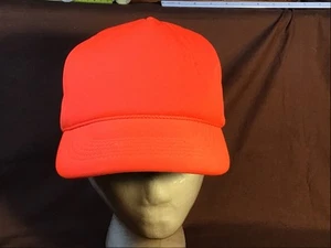 Hunting safety orange ,baseball cap, Insulated - Picture 1 of 4