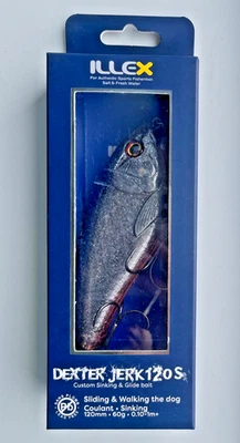Illex Dexter Jerk 120S – Red Demon – Jackall Jerkbait Glider Hecht Wobbler - Bild 1 von 2