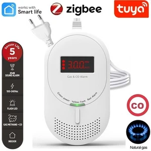 Tuya Rilevatore Combinato Gas e Monossido di Carbonio - Smart Zigbee con App - Bild 1 von 9