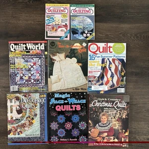Quilting Pattern Book Lot of 8 Creative Quilting Quilt World Stack-n-Whack - Picture 1 of 8