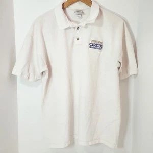 Vintage Walt Disney World Imagineering Storybook Circus Roustabout XL Polo - Picture 1 of 5