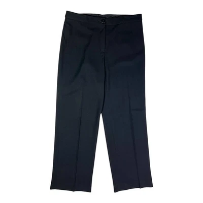 Pantalones de vestir para mujer Armani Collezioni negros de crepé medidas. 31x30 Foto 1 de 4