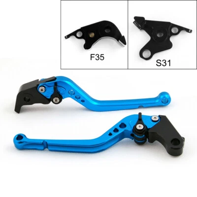 Long Brake Clutch Levers Fit For Suzuki B-King 2008-2011 Blue H0 - Image 1 of 2