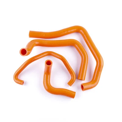 For 2005 2006 Kawasaki Ninja Zx6r Zx6 636 Zx636 Orange Radiator Silicone Hose - Image 1 of 4