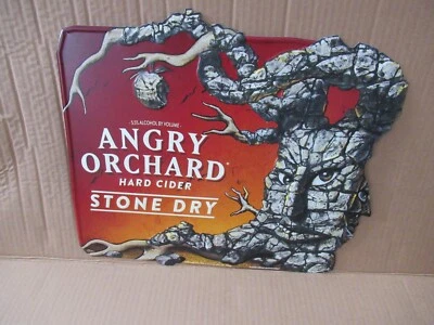 Angry Orchard Hard Cider Stone Dry Tin Sign 18x15 - Image 1 of 4
