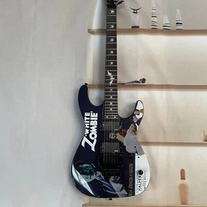 Custom Link White Zombie E-Gitarre Massivholz kostenloser Versand - Bild 1 von 9