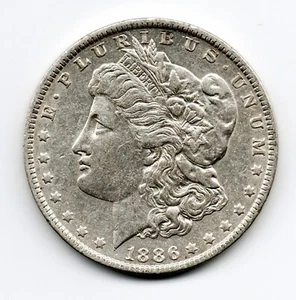1886 O Morgan Silber Dollar vz fast unzirkuliert - Bild 1 von 2