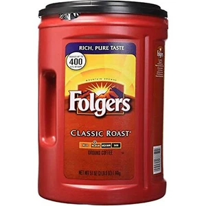 Folgers Coffee, Classic(Medium) Roast, 43.5 Ounce, Red - Picture 1 of 1