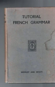 DICTIONARIES , LANGUAGES ,TUTORIAL FRENCH GRAMMAR , - Picture 1 of 1