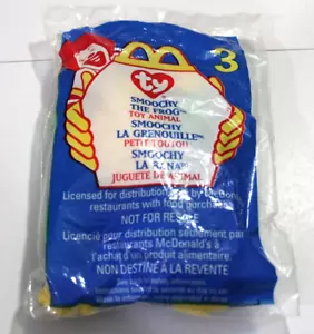McDonalds TY Teenie Beanies 1993/1999 NEW Rare Find! Smoochy the frog - Picture 1 of 5