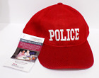 Chapeau autographe signé HENRY HILL « POLICE » casquette rouge auto JSA  COA Goodfellas