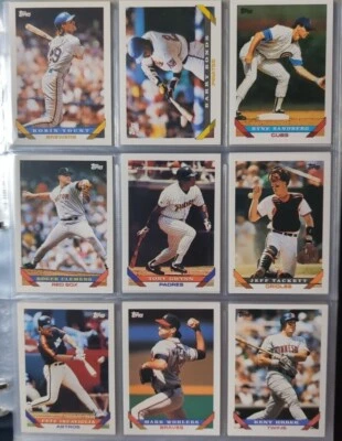 1993 Topps base cards 1-250 Pick from drop down list - Image 1 of 3