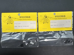 Rare NOS WIZZARD HIGH PERFORMANCE HO PARTS USA FT2-360 FRONT TIRES CUT TO SIZE - Picture 1 of 4