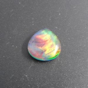 Natural Multi Color Pear Cut Boulder Opal 6.25 Ct CERTIFIED Loose Gemstone - Picture 1 of 12