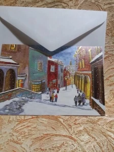 Beautiful Christmas Card Best Wishes For Health Happiness Throughout The Year - Picture 1 of 4