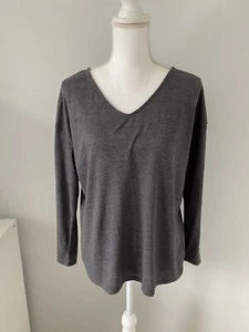 Primark graues Top Größe 8 gekreuzter Rücken Damen - Bild 1 von 4