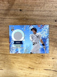 2023 Topps Holiday - Relics #RC-AVO Anthony Volpe (MEM, RC) - Bild 1 von 2