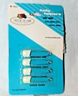 NEW IN PACKAGE  SET OF 4 VINTAGE BABY DOUBLE SAFETY DIAPER PINS WHITE 
