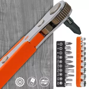 20pcs/set Right Angled Offset Ratchet Screwdriver Set NEW Philips Pozi Torx UK - Picture 1 of 8
