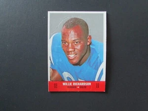 1968 Topps Football Set Break Stand Up Insert Card Willie Richardson - Picture 1 of 2