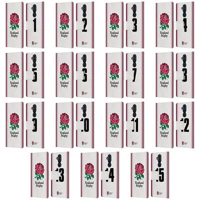 ENGLAND RUGBY UNION 2023/24 PLAYERS HOME KIT LEATHER BOOK CASE FOR NOKIA PHONES - Image 1 of 4