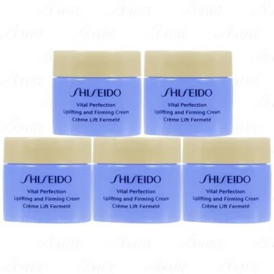 30%OFF! SHISEIDO Vital Perfection Uplifting Firming Cream travelsize ◆5mlX5◆ P/F - Image 1 of 4