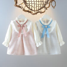 Spring Autumn Dresses Vintage Baby Girl Clothing Newborns Princess Dress 6M-3T