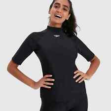 Speedo Women's Short Sleeved Rash Top Swimsuit Swimming Costume BNWT