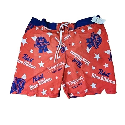 Pantalones Cortos de Natación Pope Azul Cinta Adulto Cordón XL Rojo Azul Extra Grande AOP n6b Foto 1 de 4