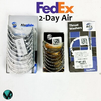 Rodamientos de empuje principales ACL Race Rod Std 4B1946H 5M1959A 1T1957 para Honda serie B Foto 1 de 4